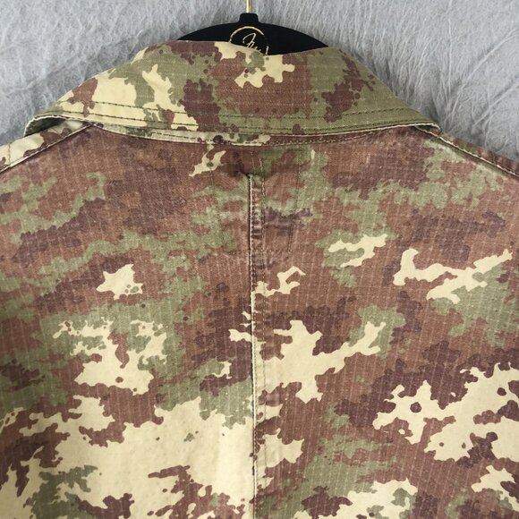 Vintage Italian Army Vegetato Jacket Mens Medium Camo Combat Military EI 2000s - Picture 13 of 15